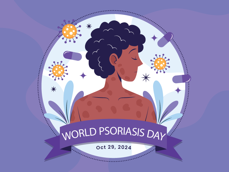 World Psoriasis Day, Psoriasis Awareness, October 29 Health Day