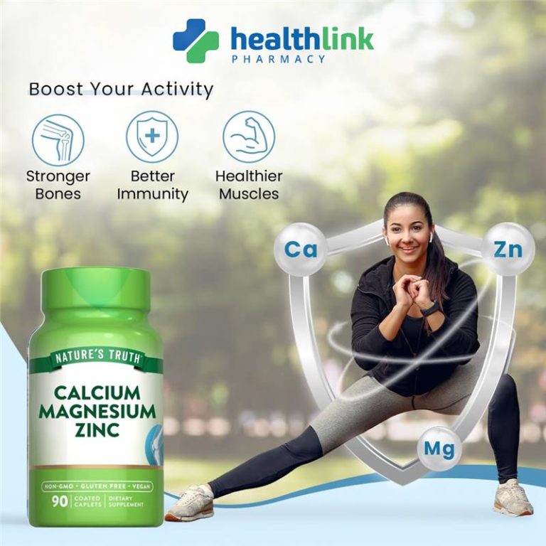 Calcium Magnesium Zinc Supplement Benefits - Health Link Pharmacy